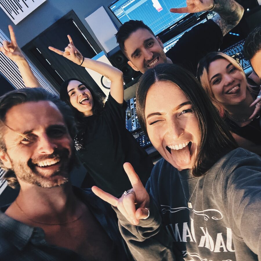 Backstage selfie with the whole Ark Angels crew
